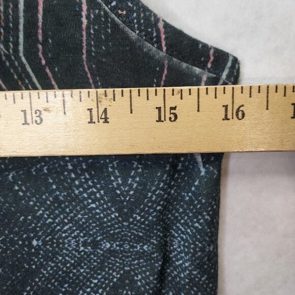 Silence + Noise Tank Top Women's Sm Lace Back Blue Sleeveless Tunic Sheer Boho - Picture 7 of 9